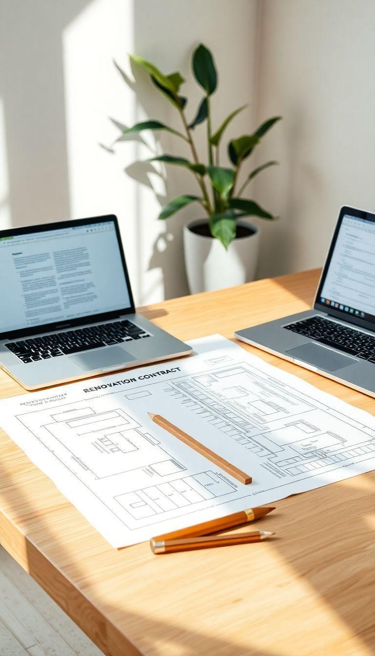 Descubra como elaborar um contrato de empreitada para reformas com segurança
